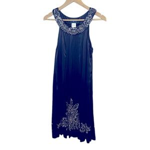 Sue Wong Nocturne Silk Y2K Beaded Dress 8
